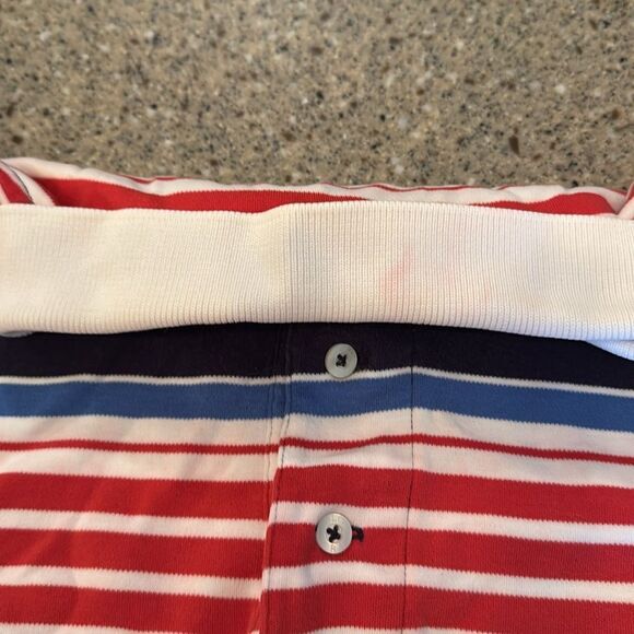 POLO RALPH LAUREN Vintage Golf Crest Striped Polo - Picture 5 of 12